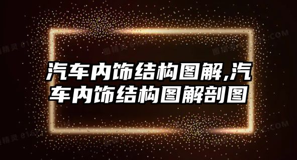 汽車內飾結構圖解,汽車內飾結構圖解剖圖