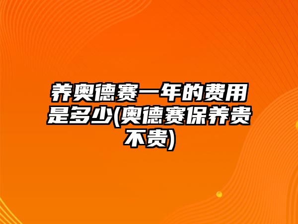 養(yǎng)奧德賽一年的費用是多少(奧德賽保養(yǎng)貴不貴)