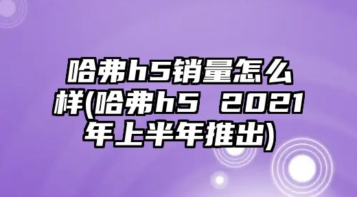 哈弗h5銷量怎么樣(哈弗h5 2021年上半年推出)