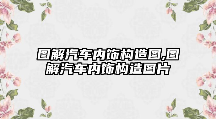 圖解汽車內飾構造圖,圖解汽車內飾構造圖片