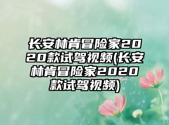 長安林肯冒險家2020款試駕視頻(長安林肯冒險家2020款試駕視頻)