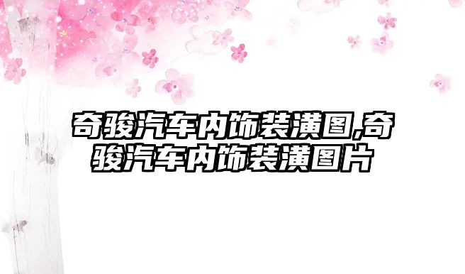 奇駿汽車內飾裝潢圖,奇駿汽車內飾裝潢圖片