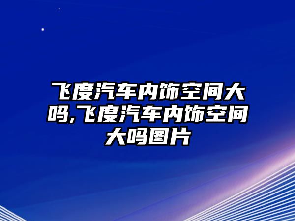 飛度汽車內飾空間大嗎,飛度汽車內飾空間大嗎圖片