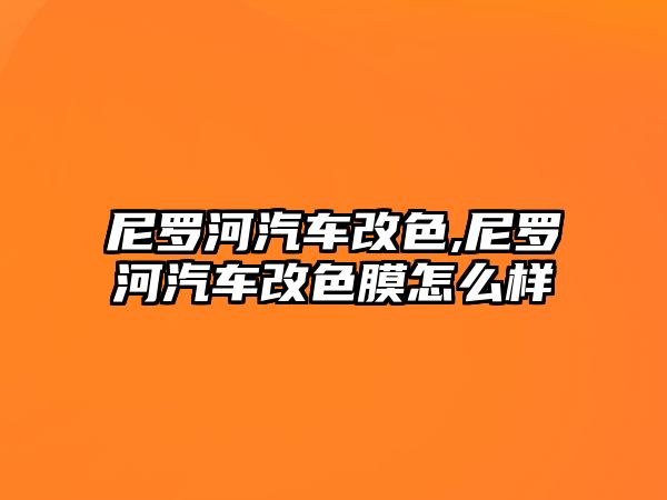 尼羅河汽車改色,尼羅河汽車改色膜怎么樣