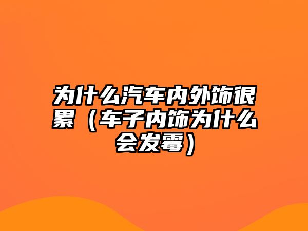 為什么汽車內外飾很累（車子內飾為什么會發霉）