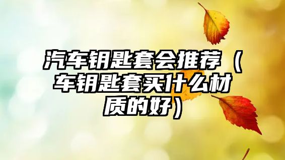 汽車(chē)鑰匙套會(huì)推薦（車(chē)鑰匙套買(mǎi)什么材質(zhì)的好）